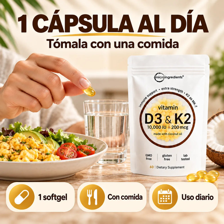 Una cápsula al día con una comida