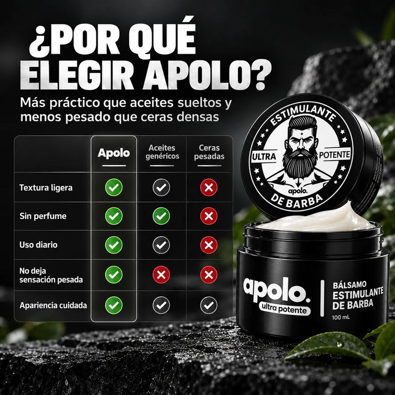 Comparativa de Apolo frente a aceites y ceras